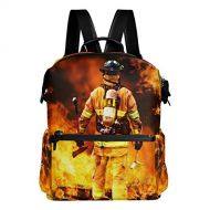ALAZA Fireman Casual Backpack Lightweight Travel Daypack Student School Bag