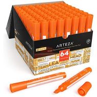 [아마존핫딜][아마존 핫딜] ARTEZA Arteza Highlighters Set of 64, Orange Color, Wide Chisel Tips, Bulk Pack of Markers, for Office, School, Kids & Adults