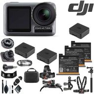 [아마존베스트]DJI Osmo Action Camera + Battery for The Osmo Action Camera (3 Total) + Mounting Kit + Reader + Cleaning Kit & More