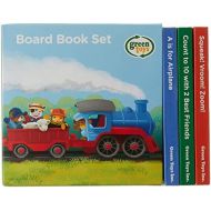 Green Toys Counting, Sounds, ABCs Board Books (3 Pack)