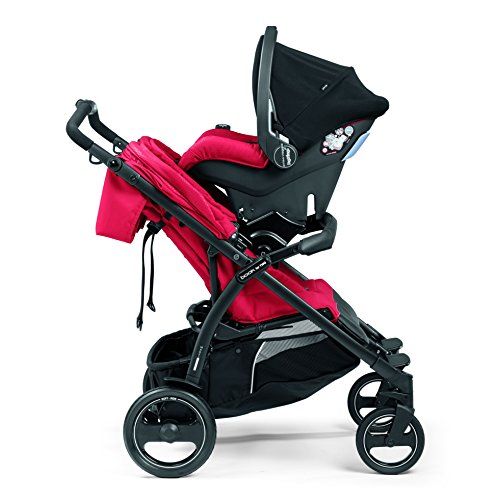 뻬그 Peg Perego Book for Two Baby Stroller-Mod Red