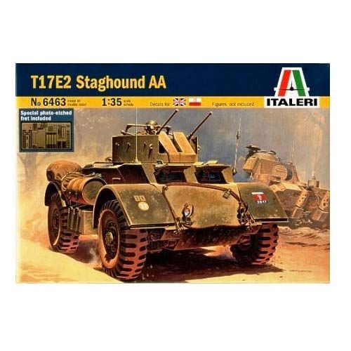  상세설명참조 Italeri 6463 T17E2 Staghound AA Armored Car 1:35 Scale Model Kit