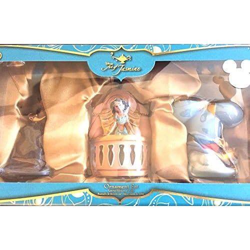 디즈니 Disney D23 Expo 2015 Exclusive Aladdin Art Of Jasmine Ornament Set LE 1000 NIB