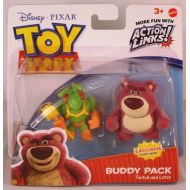 Mattel Disney / Pixar Toy Story 3 Exclusive Action Links Mini Figure Buddy 2Pack Twitch Lotso w/ Fuzzy Body