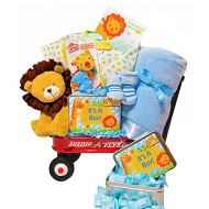 Gifts to Impress Jammin in the Jungle | Welcome New Baby Gift Wagon (Boy)