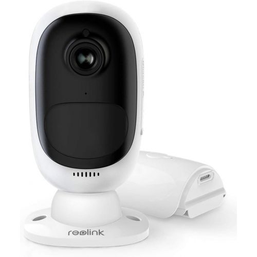  REOLINK Reolink Argus 2 Rechargeable BatterySolar-Powered Outdoor Wireless Security Camera 1080p HD Wire-Free 2-Way Audio Starlight Color Night Vision wPIR Motion Sensor & SD Socket