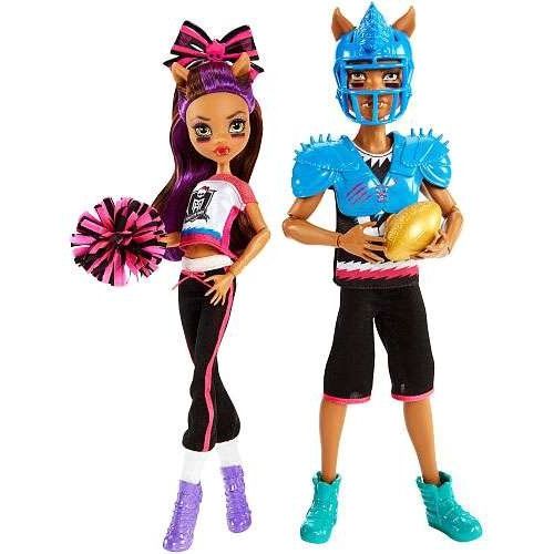 마텔 Mattel Monster High Winning Werewolves Clawdeen Wolf and Clawd Wolf