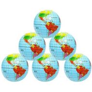 [아마존베스트]Kicko Inflatable World Globe - 16 Inch 6 Pack Political and Topographical Globes, Learning Resources