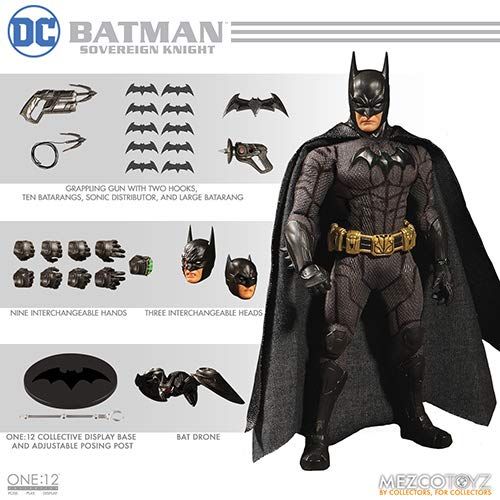  Mezco Toys One: 12 Collective: DC Batman Sovereign Knight Action Figure