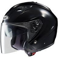 HJC Helmets HJC IS-33 Open-Face Motorcycle Helmet (Black, Small)