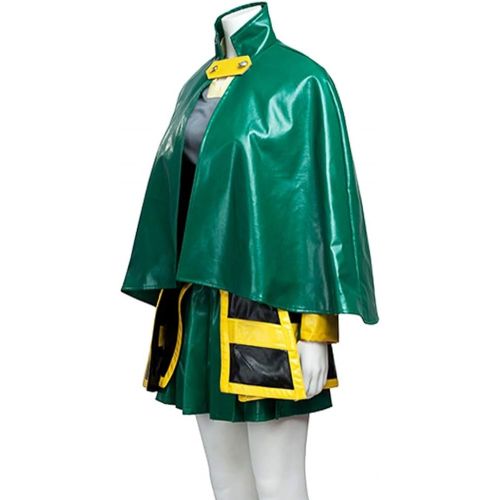  AGLAYOUPIN Women Green Battle Suit Outfit Cosplay Costume Halloween