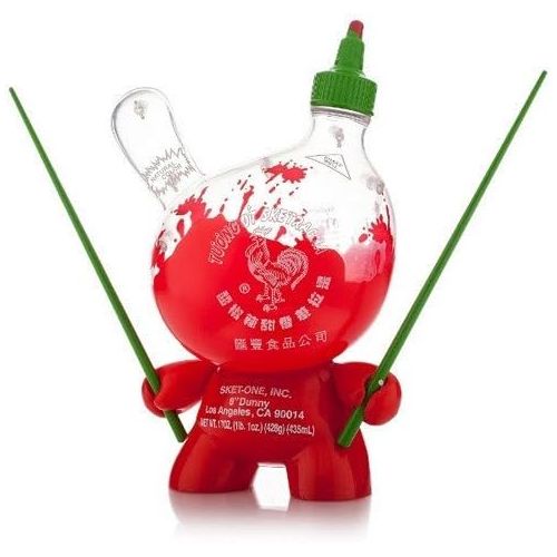 키드로봇 Kidrobot Sketracha 8-inch Dunny Figure Sket One Sriracha Empty Clear Version by Kidrobot