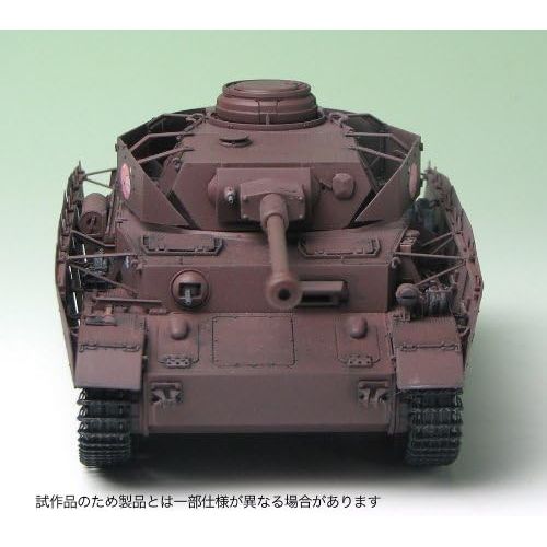  Platz Pz.Kpfw IV Ausf. D H Type Spec, Ankou-San Team Version from Anime TV Series of Girls und Panzer Kit, 1:35 Scale