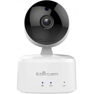Ebitcam Smart Home WiFi Camera,Baby Monitor, PanTiltZoom, Night Vision, Two-Way Audio, Motion Alarm, Available for iOSAndroidPC,Cloud Service Available,Work with Alexa
