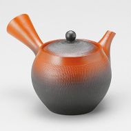 Yamakiikai Japanese Teapot Kyusu Tokoname Youhen, Hand-made Clay Teapot 11 fl.oz.Y313