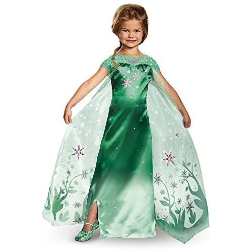  Disguise Elsa Frozen Fever Deluxe Costume, One Color, 3T-4T