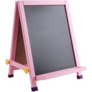 Easel Childrens drawing board  solid wood easel  double-sided magnetic blackboard  home drawing tablet ( Size : 4046cm )