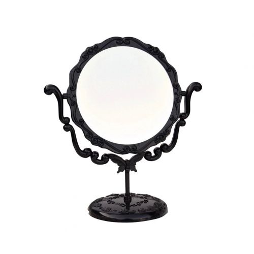  ZHBWJSH Anna Sui Style Desktop Mirror Retro Vanity Mirror Beauty Mirror Oversized Rotating Mirror