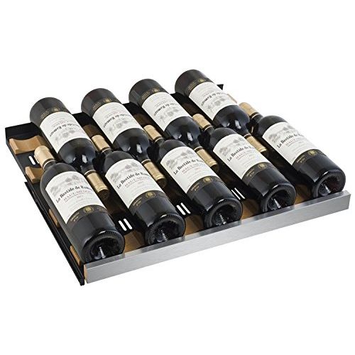 Allavino Flexcount 3Z-VSWR5656-SST 112 Bottle Three-Zone Side by Side Wine Refrigerator