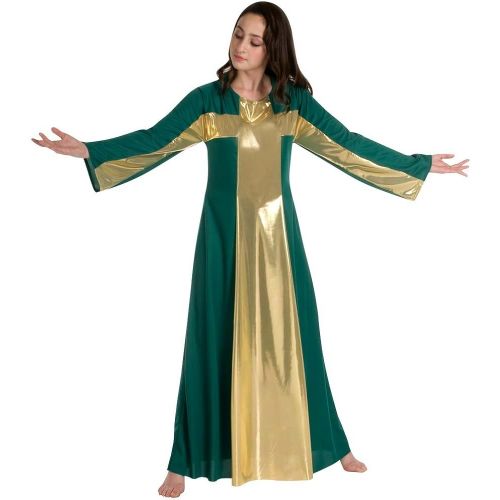 Body Wrappers 513  513XX Womens Praise Dance Cross Components Robe