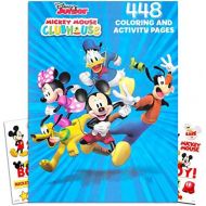Visit the Disney Store Disney Mickey Mouse Clubhouse Gigantic Coloring Book Set with Stickers, Puzzles and Activities (400 Coloring Pages)