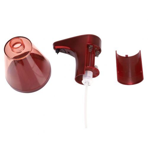  TOPINCN 520ml Soap Lotion Dispenser Touchless Automatic Sensor Foam Soap Dispenser with Rustproof Pump for Kitchen or Bathroom Use(Red)