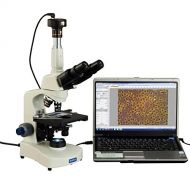 OMAX 40X-2000X LED Darkfield Trinocular Compound Microscope with 30 Degree Siedentopf Viewing Head and Dry Darkfield Condenser and 9.0MP USB Camera