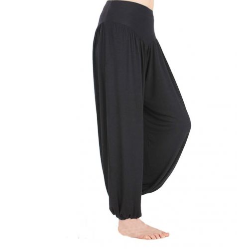  Hoerev HOEREV Super Soft Modal Spandex Harem Yoga/ Pilates Pants Pink Large
