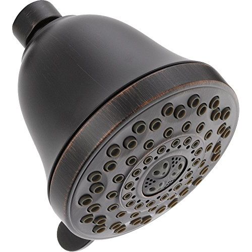  Delta Faucet 7-Spray Touch-Clean Shower Head, Polished Brass 52626-PB-PK