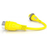 Furrion 30A to 50A (125250V) Shorepower Pigtail Adapter, Yellow