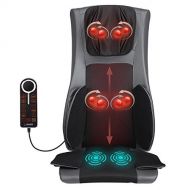 Naipo Back Massager Shiatsu Massage Chair Cushion Electric Seat Pad with Soothing Heat, Deep Kneading,...