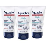 Aquaphor Baby Healing Ointment - Advanced Therapy for Chapped Cheeks and Diaper Rash - 3 oz. Tube (Pack of 3)