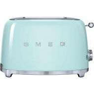 Smeg TSF01PGUS 50s Retro Style Aesthetic 2 Slice Toaster, Pastel Green