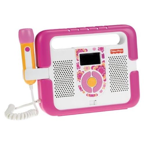 피셔프라이스 Fisher-Price Kid-Tough Music Player with Microphone - Pink