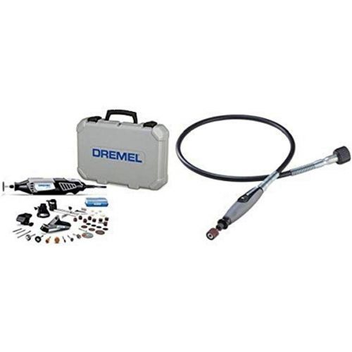  Dremel 4000-434 Rotary Tool with Flex Shaft Attachment and MultiPro Keyless Chuck