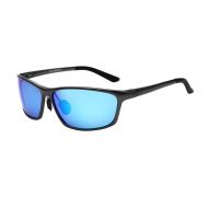 SX Mens Aluminum-Magnesium Polarized Sunglasses, Colorful Coating Driving Driving Sports Mirror (Color : Gun Frame)