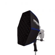Fovitec - 1x 20 Photography Travel Hexagon Softbox for Photography - [Easy Set-up][Durable Nylon][Lightweight][Hand Grip][Carry Bag Included]