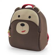 Dabbawalla Bags Preschool and Toddler Bear Backpack, Brown