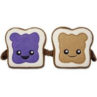 Leaps & Bounds Play Plush Peanut Butter and Jelly Dog Toy