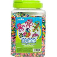 [아마존베스트]Perler Beads Bulk Assorted Multicolor Fuse Beads for Kids Crafts, 22000 pcs