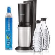 [아마존핫딜][아마존 핫딜] Sodastream SodaStream Aqua Fizz Sparkling Water Machine (Black) with Co2 & Glass Carafes