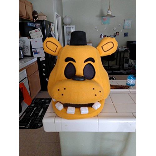  Morsbane Goods Golden Freddy FNAF HalloweenCostume Mask! Movable Jaw!! Five Nights at Freddys!