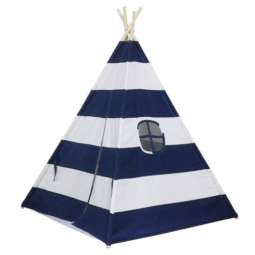  Anchor Kids Foldable Teepee Play Tent Playhouse Style Play Tent and Carry Bag, Walls with Door, Window and Floor