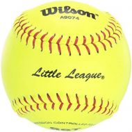 Wilson A9074 Little League Softball (12-Pack), 12-Inch, Optic Yellow