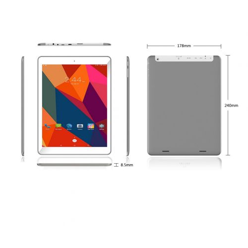  AWOW IPS 10 inch 4GB 64GB Android 5.1 Tablet - ( Full HD 2048X1536, Intel Quad Core Atom X5-Z8300, Wi-Fi, Bluetooth 4.0, White)