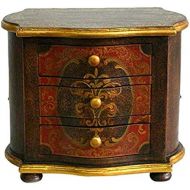 NOVICA Decorative Rustic Wood 161825 Antique Cedar Jewelry Box