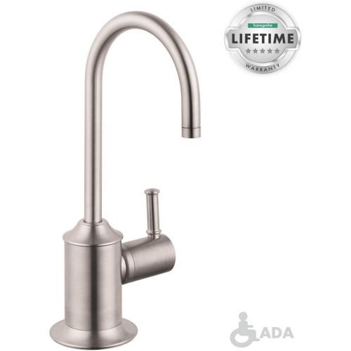  hansgrohe 04302800 Talis C 9-inch Tall 1-Handle Cold Water Filtration Faucet in Stainless Steel Optic