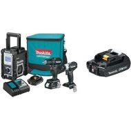 Makita CX301RB 18V LXT Lithium-Ion Sub-Compact Brushless Cordless 3-Pc. Combo Kit and BL1820B 18V Compact Lithium-Ion Battery (2.0Ah)