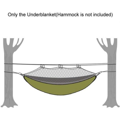  Yundxi Camping Quilt Waterproof Lightweight Underquilt, Hammock Packable Windproof Nylon Cover for Camping Backpacking, Backyard