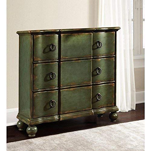  Pulaski DS-P017068 Classic New England Distressed Accent Drawer Chest, Green